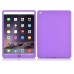 Soft Silicone Shockproof Protective Case Cover for iPad Air 2 (iPad 6) - Purple