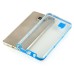 Soft Transparent Clear TPU LED Flash Incoming Call Blink Back Case Cover For Samsung Galaxy Note 5 - Blue