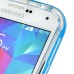 Soft Transparent Clear TPU LED Flash Incoming Call Blink Back Case Cover For Samsung Galaxy S5 G900 - Blue