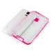 Soft Transparent Clear TPU LED Flash Incoming Call Blink Back Case Cover For Samsung Galaxy S5 G900 - Magenta