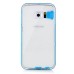 Soft Transparent Clear TPU LED Flash Incoming Call Blink Back Case Cover For Samsung Galaxy S6 Edge Plus - Blue