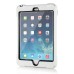 Solid Silicone Stand Case with Touch Screen Film for iPad Mini 1/2/3 - White