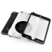 Solid Silicone Stand Case with Touch Screen Film for iPad Mini 1/2/3 - White