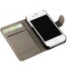 Splendid Building Style Magnetic Stand Leather Case with Card Slot for iPhone 4 iPhone 4S - Butterfly Tower