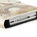 Splendid Building Style Magnetic Stand Leather Case with Card Slot for iPhone 4 iPhone 4S - Rose Tower