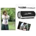 Sport Music Mini Stereo Speaker - Black (Support U-Disk / TF Card / FM Radio)