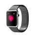 Stainless Steel Butterfly Lock Link Bracelet Watch Band for Apple Watch 38 mm - Black