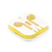 Stereo Headset Earphone with Volume Control and Mic - Yellow