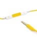 Stereo Headset Earphone with Volume Control and Mic - Yellow