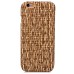 Stereo Rattan Plaited Hard Case Cover for iPhone 6 / 6s - Gold