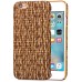 Stereo Rattan Plaited Hard Case Cover for iPhone 6 / 6s - Gold