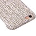 Stereo Rattan Plaited Hard Case Cover for iPhone 6 / 6s - Grey