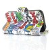 Street  Graffiti Built-in Wallet Leather Case Cover for iPhone 4/4S