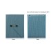 Stripe Cool Style Leather Case  Handbag For iPad 2 / 3 / 4 - Blue