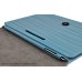 Stripe Cool Style Leather Case  Handbag For iPad 2 / 3 / 4 - Blue