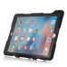 Strong Robot Silicone and Plastic Stand Defender Case with Touch Screen Film for iPad Pro 12.9 inch - Black