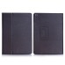 Style Folio Lychee Grain Leather Flip Stand Folding Case Cover With Wake / Sleep For iPad Air (iPad 5)