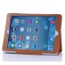 Style Folio Lychee Grain Leather Flip Stand Folding Case Cover With Wake / Sleep For iPad Air (iPad 5)