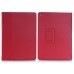 Style Folio Lychee Grain Leather Flip Stand Folding Case Cover With Wake / Sleep For iPad Air (iPad 5)