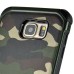 Stylish Camouflage Design Hybrid 2 In 1 TPU And PC Protective  Back Cellphone Case Cover For Samsung Galaxy Note 5 - Green