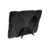 Stylish Detachable Silicone And Plastic Hard Case With Stand For iPad 2 / 3 / 4 - Black