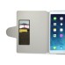 Stylish PU Leather Folio Flip Stand Case Cover With Card Slots And Sleep / Wake For iPad Air iPad 5