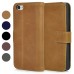 Stylish PU Leather Wallet Flip Stand Cover Case With Card Slots For iPhone 5C