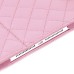 Stylish Rhombus Pattern Magnetic Flip Stand Leather Wake / Sleep Smart Cover Case for iPad Air 2 (iPad 6) - Pink