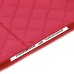 Stylish Rhombus Pattern Magnetic Flip Stand Leather Wake / Sleep Smart Cover Case for iPad Air 2 (iPad 6) - Red