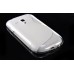 Stylish S-Line Pattern TPU Case For Samsung Galaxy S3 Mini I8190 - Transparent