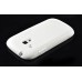 Stylish S-Line Pattern TPU Case For Samsung Galaxy S3 Mini I8190 - White