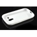 Stylish S-Line Pattern TPU Case For Samsung Galaxy S3 Mini I8190 - White