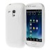 Stylish S-Line Pattern TPU Case For Samsung Galaxy S3 Mini I8190 - White