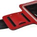 Stylish Sports Outdoor Armband Case With Earphone Hole For Samsung Galaxy S4 i9500 - Red