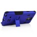 Super Armor Black Impact Silicone and Plastic Hybrid case Stand Cover for Samsung Galaxy Note 4 - Dark Blue