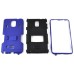 Super Armor Black Impact Silicone and Plastic Hybrid case Stand Cover for Samsung Galaxy Note 4 - Dark Blue