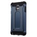 Superior 2 In 1 Armor PC And TPU Protective Back Case Cover for Samsung Galaxy Note 4 - Dark blue