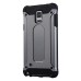 Superior 2 In 1 Armor PC And TPU Protective Back Case Cover for Samsung Galaxy Note 4 - Grey