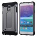 Superior 2 In 1 Armor PC And TPU Protective Back Case Cover for Samsung Galaxy Note 4 - Grey