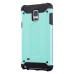 Superior 2 In 1 Armor PC And TPU Protective Back Case Cover for Samsung Galaxy Note 4 - Mint green