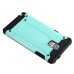 Superior 2 In 1 Armor PC And TPU Protective Back Case Cover for Samsung Galaxy Note 4 - Mint green