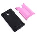 Superior 2 In 1 Armor PC And TPU Protective Back Case Cover for Samsung Galaxy Note 4 - Pink