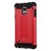 Superior 2 In 1 Armor PC And TPU Protective Back Case Cover for Samsung Galaxy Note 4 - Red