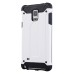 Superior 2 In 1 Armor PC And TPU Protective Back Case Cover for Samsung Galaxy Note 4 - White