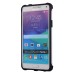 Superior 2 In 1 Armor PC And TPU Protective Back Case Cover for Samsung Galaxy Note 4 - White