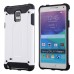 Superior 2 In 1 Armor PC And TPU Protective Back Case Cover for Samsung Galaxy Note 4 - White