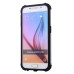 Superior 2 In 1 Armor PC And TPU Protective Back Case Cover for Samsung Galaxy S6 - Silver