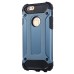 Superior 2 In 1 Armor PC And TPU Protective Back Case Cover for iPhone 6/6S - Dark blue