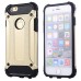 Superior 2 In 1 Armor PC And TPU Protective Back Case Cover for iPhone 6/6S - Gold