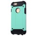 Superior 2 In 1 Armor PC And TPU Protective Back Case Cover for iPhone 6/6S - Mint green